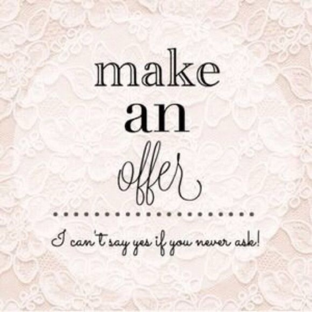 Make an offer! Offers are always welcome! 💖🥳🌞